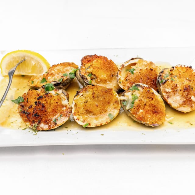 Clams Oreganata.