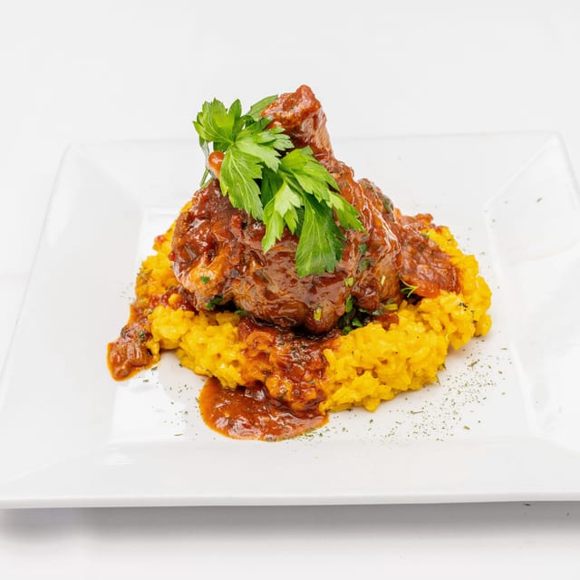Braised Pork Osso Buco.