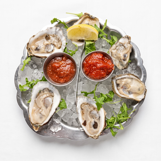 Blue Point Oysters.