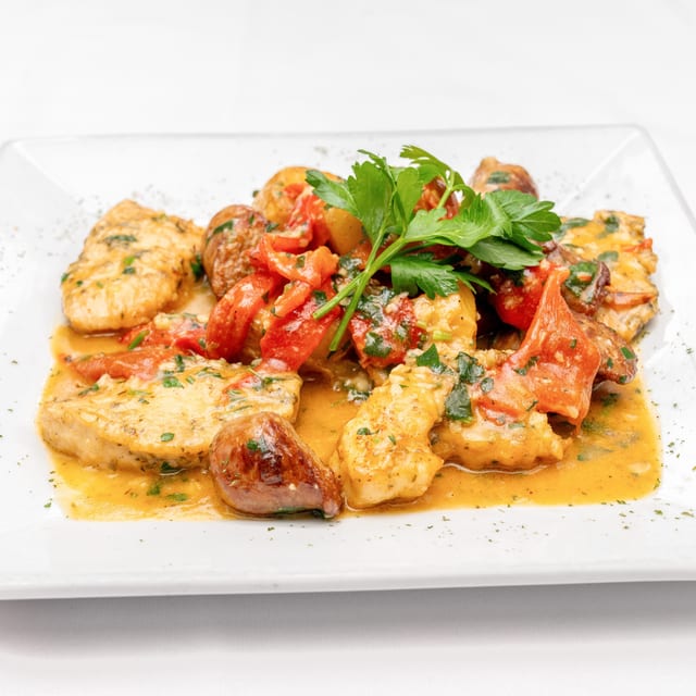 Chicken Scarpariello.